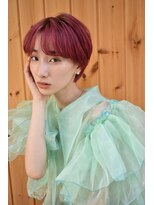 ブゾン(buZon)&nbsp;【buZonブゾン】ビビットピンクマッシュショート