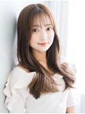 髪質改善カラー×艶ロング