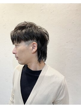 ユニコ(unico) マッシュウルフ　パーマ