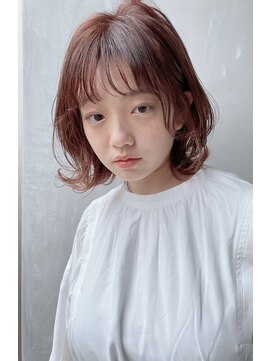 ノットバイベル 大宮(knot by belle) あまカジショート♪ピンクミルクティーカラー