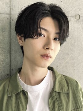 レタッチバイフィフス(RETOUCH by fifth) ニュアンスパーマツーブロックメンズマッシュパーマメンズカット