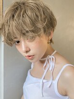 パーク(PARK)&nbsp;【PARK】カーリーマッシュ×クリームベージュ