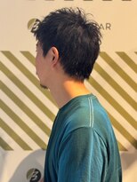 バーバーバー アカバネ(BARBER-BAR AKABANE)&nbsp;男の身だしなみ 清潔感ある黒髪ショート ポイントパーマ#2