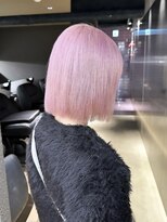 ペレ 栄店(PELE) デザインカラー/レイヤーカット/ウェットヘア/オリーブベージュ