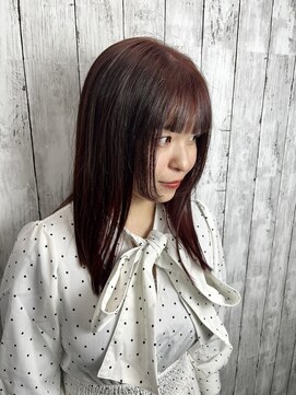 ビューティドレッセヤマノ 池袋パルコ(Beauty Dresse YAMANO) 【ストレート】【トリートメント】【ローズパープル】【カラー】