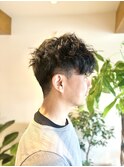 メンズツーブロパーマ