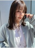 小顔ミディアムレイヤー【Luxe鹿田優太】似合わせカット