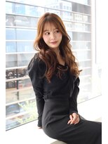 ★岡田有加★似合わせ★銀座★上品ウェーブロング