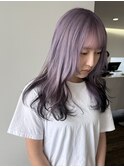 パープルとブラックのエンドカラー