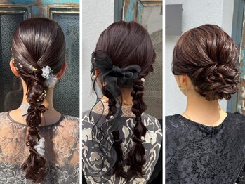 オーラ(Orla)の写真/【中央駅西口徒歩5分】結婚式/パーティーなど、特別な日のヘアセットを今までで一番可愛く仕上げてくれる★
