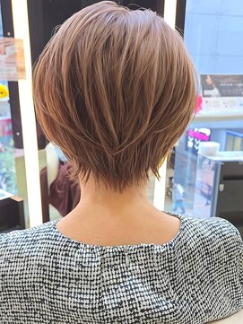 ウィル あべの店(WiLL) イメチェン丸みショートナチュラルボブ30代40代50代田嶋X