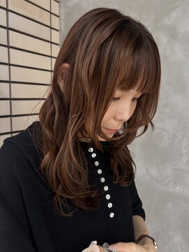 シム 千葉(sim) ミディアムレイヤーカット　stylist  nana 【千葉駅】