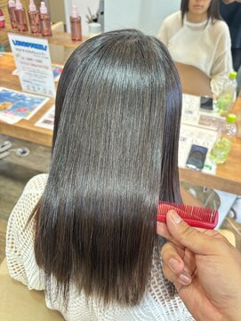 フレイムス ヘアアンドリラックス 大宮東口店(Frames) 髪質改善×ノンアルカリストレート