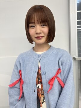 バサ 高田馬場店(BASSA) □ぱつっとボブ□【高田馬場髪質改善】