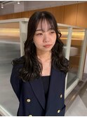 暗髪 艶髪