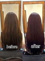 アミエ(ami e)&nbsp;ヘアエステコース+カラー+カット・髪質改善・縮毛矯正・白髪染め