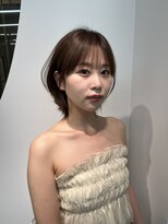 ロンドルピナス 小倉(Lond Lupinus) 黒髪カタログ/オリーブグレー/ココアベージュ/小顔に見せるヘア