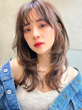 オーウェル 銀座(Owelle) レイヤーカットグレージュカラー髪質改善艶髪/銀座有楽町日比谷