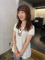ユッカ 高槻茨木店(YUCCA)&nbsp;【 YUCCA 】大人可愛い/波ウェーブパーマ×暖色カラー