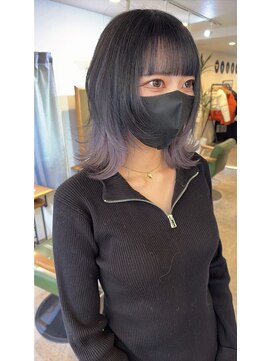 サミット ウル(SUMMIT ulu.) ペールラベンダー×ブルーブラック