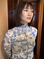 フランジェッタヘアー(Frangetta hair)&nbsp;キレイめミディアムレイヤー♪担当川合