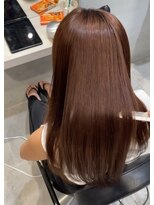 ジェコ ブラン(gecko. brun) オトナの艶感ロング/ピンクブラウン/カジュアル #武蔵小山美容室