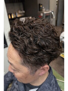 メンズ レオ 南森町店(men's LEO) 大人スパイラルパーマ×ナチュラルフェード