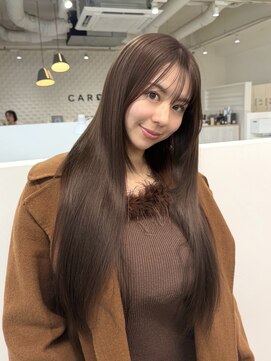 ケア 神戸(CARE) 最高品質羽エクステ/ダークグレージュ/ケラチントリートメント