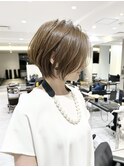 30代40代50代ショート白髪ぼかし銀座丸みくびれ井