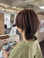 キャパジャストヘアー(CAPA just hair) 大人可愛い♪ピンクブラウン×ショートウルフ