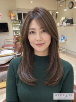 ハピエル ヘアークルー(HAPPYEL hair crew) 髪質改善で魅せるローレイヤー