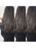 スモーキートパーズハイライトグラデーション ウェーブロング