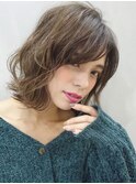 ★DISHEL ★ヴェールウェーブ★大人ボブ斜めバング