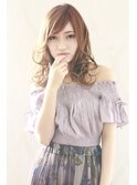 レイヤーボブ×流しバング