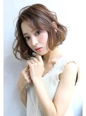 大人のマイナス5歳ボブ/ナチュラルローライトで立体感UP
