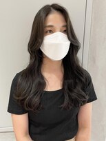 ヨーク(YOKE)&nbsp;【 YOKE 】顔周りレイヤーミストバングアッシュオリーブ韓国