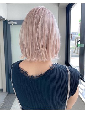 リアラバイアルティナ 船橋店(Liara by artina) ボブウルフ×フレンチガーリー×ホワイトブリーチ