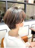マッシュショート☆耳にかけて可愛いスタイル☆