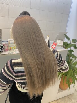 ピヨン 心斎橋(piLLon) アースカラー くびれヘア デザインカラー　ツートンカラー　SK10