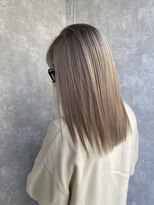 ラウブロッサム 大宮西口店(Lau Blossom)&nbsp;ホワイトカラー×ダブルカラー×ケアブリーチ