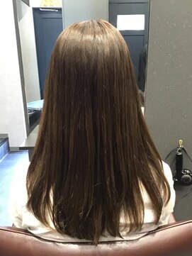 ハール ヘア スタジオ(haar HAIR STUDIO) サラツヤストレートスタイル　オリーブベージュ