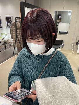 ディセンシー(Dicency) 【chika Style】ピンクバイオレット×ボブ