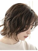 【Coach Hair Studio】切りっぱなしボブxグレージュ
