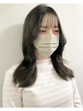 ノラ ギンザ(NORA GINZA) 20代30代おくれ毛顔まわりカット透明感カラー