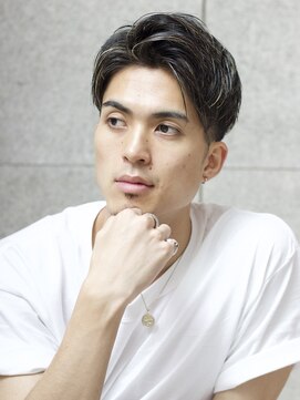 にもう ツーブロックショート　ラフパート