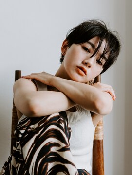 ミット バイ ツリー 吉祥寺(mit by tree) ニュアンスカールハンサムショート×似合わせカット