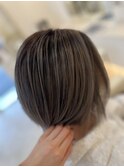 レイヤーボブ大人可愛い透け感バレイヤージュレイヤーミディ