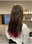 イヤリングカラー、インナーカラー、ブリーチ