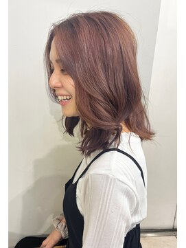 サロン ド ビカ(Salon de bika) 大人可愛い夏カラー艶感ピンクラベンダーベージュ