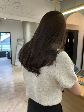 ローレン(LOREN) 透明感髪質改善ベージュダブルカラーミルクティーグレージュ